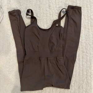 FP Movement by Free People Brown Jumpsuit
